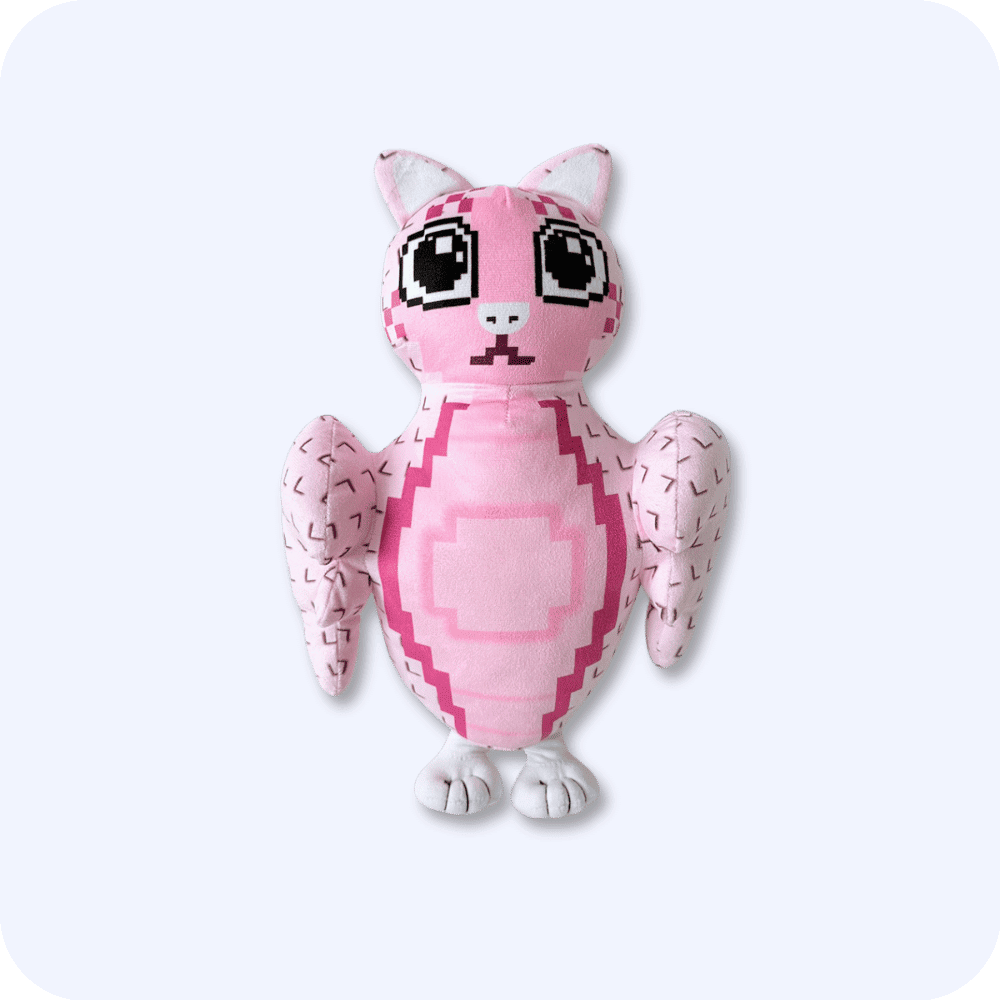 Meowl Plush Pink Meowl Plush Pink